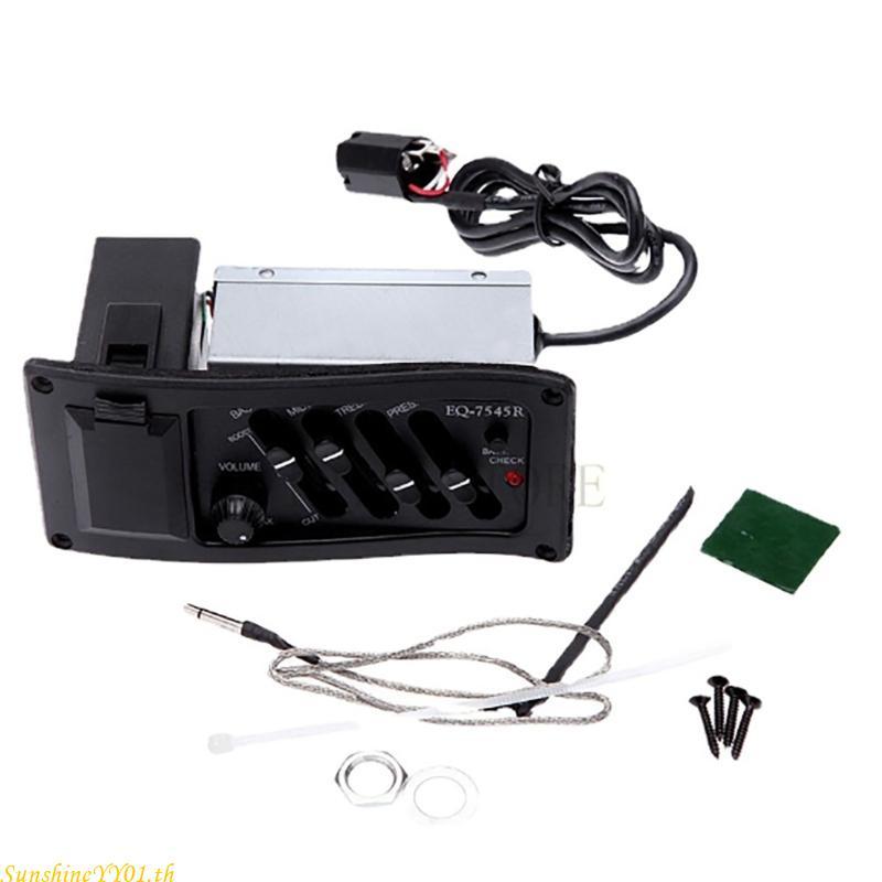 SUN Guitar Piezo Pickups Guitar 4 Band Guitar Preamp Equalizers Pickups