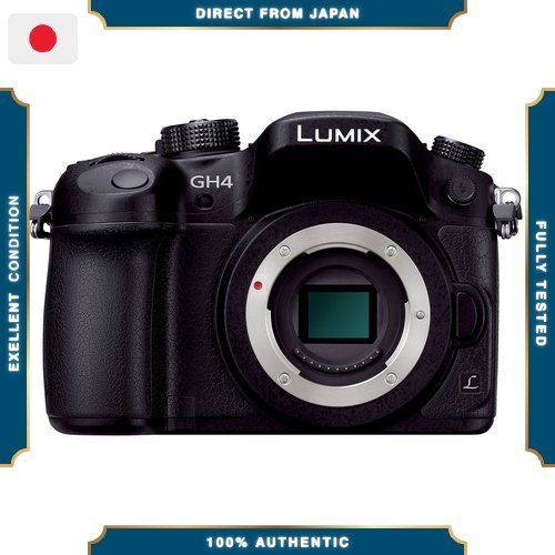 【Excellent】 กล้องมิเรอร์เลส Panasonic Lumix GH4 สีดำ DMC-GH4-K