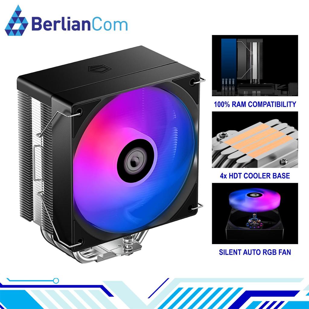ID-COOLING SE-214-XT V2 AUTO RGB CPU Cooler 4 Heatpipe INTEL AMD