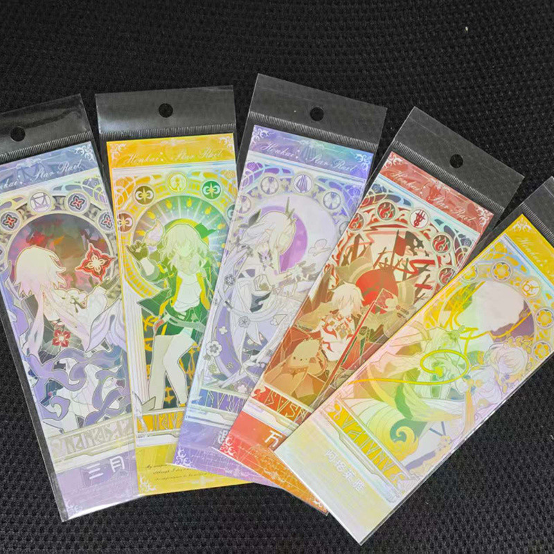 เกมเลเซอร์ตั๋วสี่เหลี่ยมผืนผ้าบุ๊คมาร์ค Evernight Stelle Castofrice Henlektra Phananon Cifera Cerydr