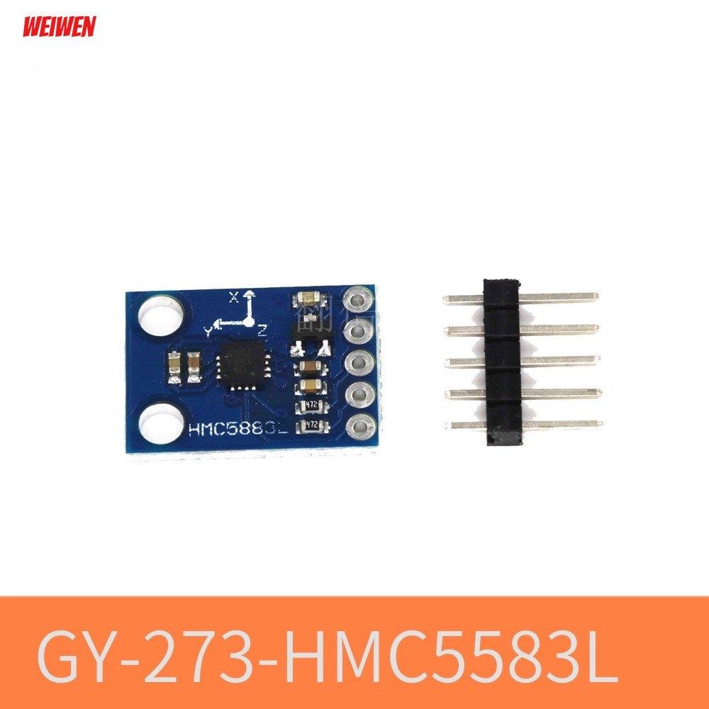 GY-273 HMC5883L โมดูลเข็มทิศอิเล็กทรอนิกส์และเซ็นเซอร์สนามแม่เหล็กสามแกน