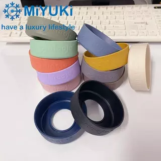 เซียวจู ที่รองแก้วซิลิโคน มีให้เลือก 14 สี สําหรับถ้วย 20-40 ออนซ์พร้อมฐานถ้วย กว้าง 7.1 - 7.5 ซม
