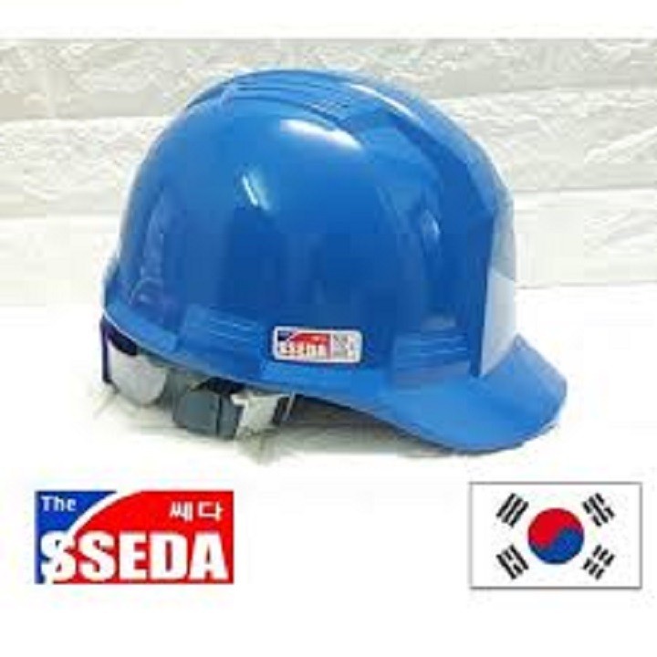 หมวกกันน็อค SSEDA WORK เกาหลี, หมวก SSEDA, หมวกกันน็อค, TECHNICAL, ENGINEERING, หมวกนิรภัยสีน้ําเงิน