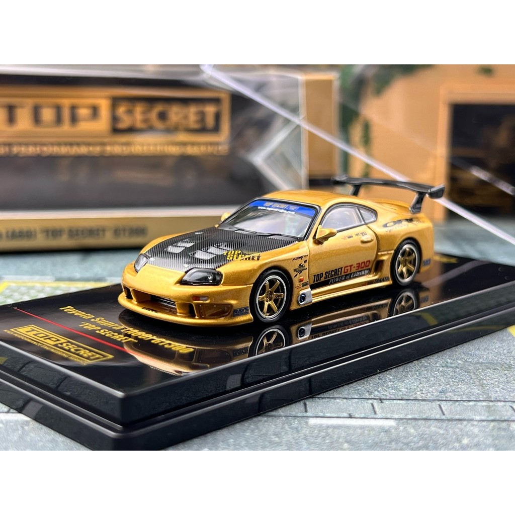 พร้อมสต็อก INNO 1: 64 Toyota A80 Supra Top Secret GT-300 โมเดลรถอัลลอย