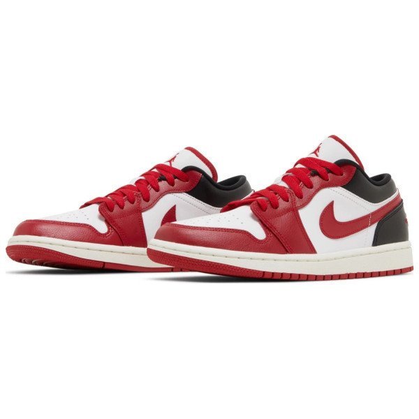 Air 1 Low White Gym Red 760J