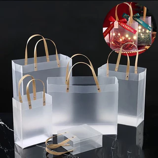 ร้านขายส่งถุงของขวัญ PVC ขนาดเล็ก เนื้อด้านกันรอย 1 ใบ/แพ็ค สำหรับห่อขนม/เครื่องสำอาง/ของชำร่วย กันน้ำ+ทนทาน ✨🎁 #ถุงแพ็ค