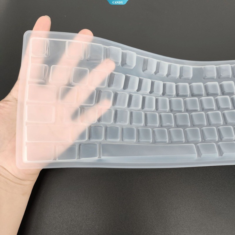 ตัวป้องกันแป้นพิมพ์ซิลิโคนแบบเต็มสําหรับ Logitech K840 - เข้ากันได้กับเดสก์ท็อปและแล็ปท็อป [ZK]