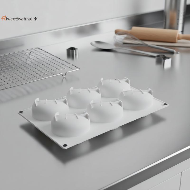 Tw 3D Mango Design แม่พิมพ์เค้กซิลิโคน Party Pastry Bakeware ผลไม้มูสเค้ก Mould ครัวเกรดอาหารขนมเบเก