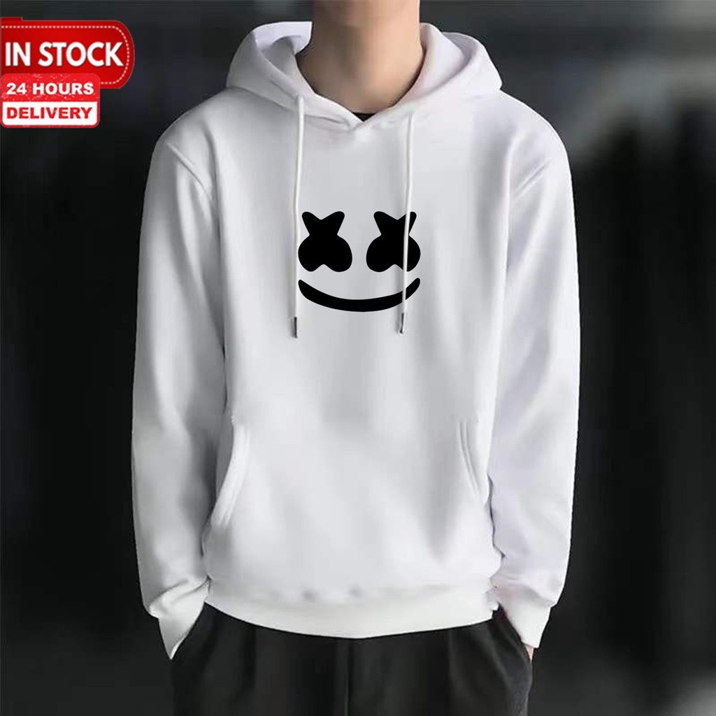Marshmello Hoodie เสื้อแขนยาว Hoodie ผู้ชาย Hoodie ผู้หญิง Hoodie เสื้อผ้าผู้หญิง Hoodie เสื้อผ้าผู้