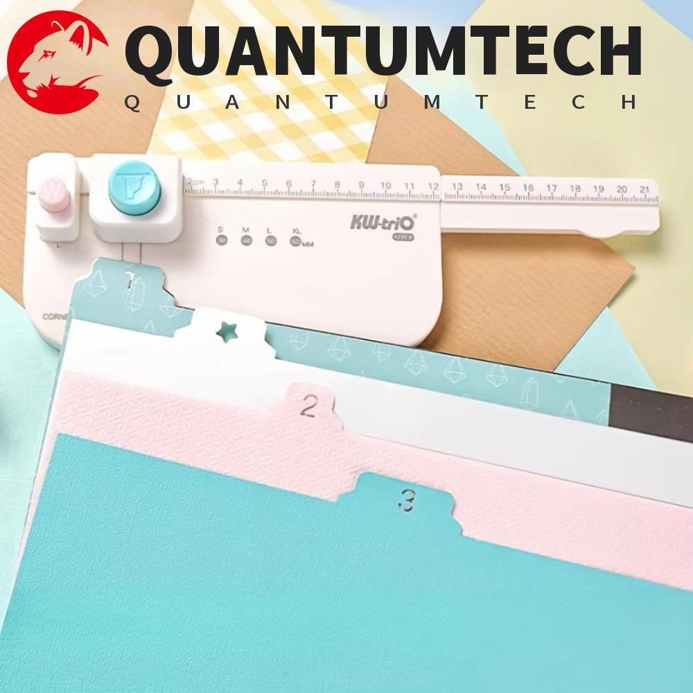 QUANTUMTECH Separator Page Creation Board, พับคู่มือหลวม Leaf Separator Label, Multifunctional ABS D