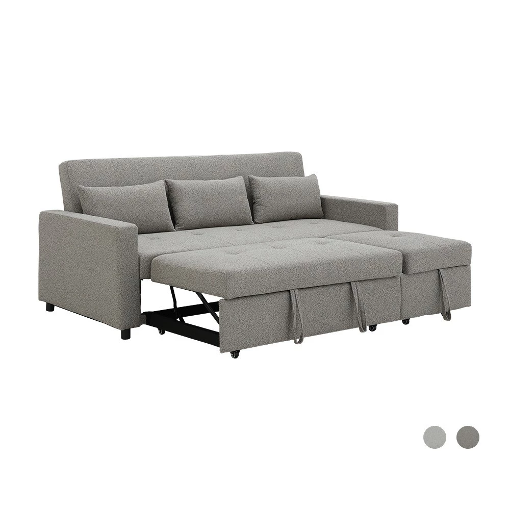 HomeHuk โซฟาเบดผ้า 3 ที่นั่ง รุ่นโดมิเก้