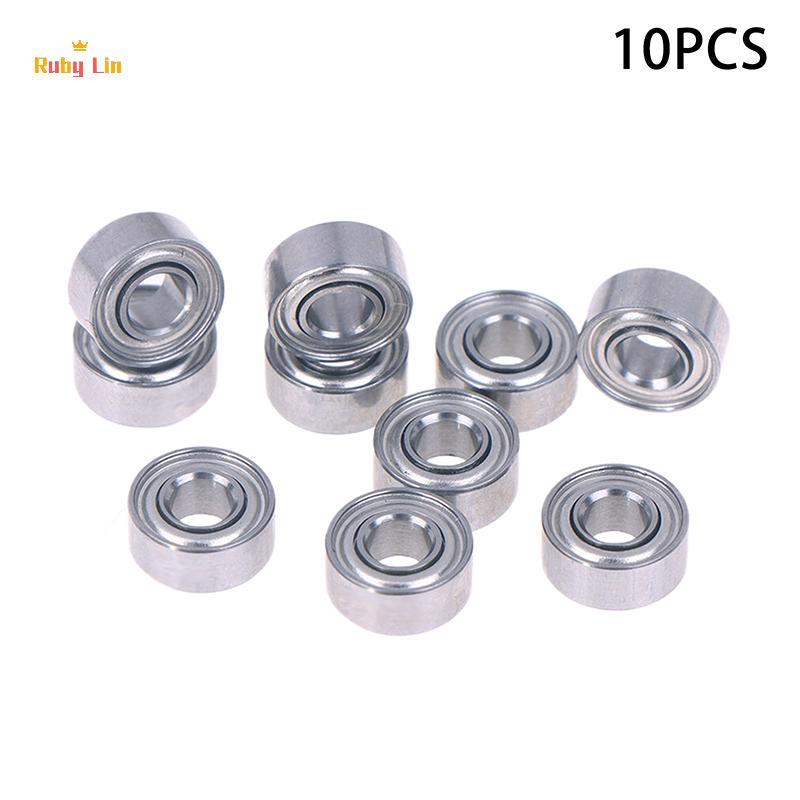 Ruby Lin 10pcs 683ZZ 3*7*3 มม.แบริ่งขนาดเล็ก Chrome เหล็ก 683 ZZ 2Z 683Z ภายใน Bore 3 มม.ขนาดเล็ก De
