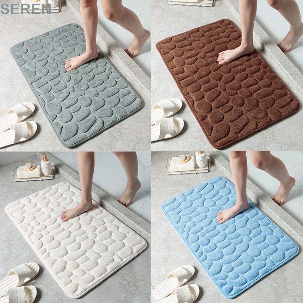 SEREN พรมเช็ดเท้า พรมซักได้ อ่างอาบน้ํา พรมปูพื้นดูดซับน้ํา