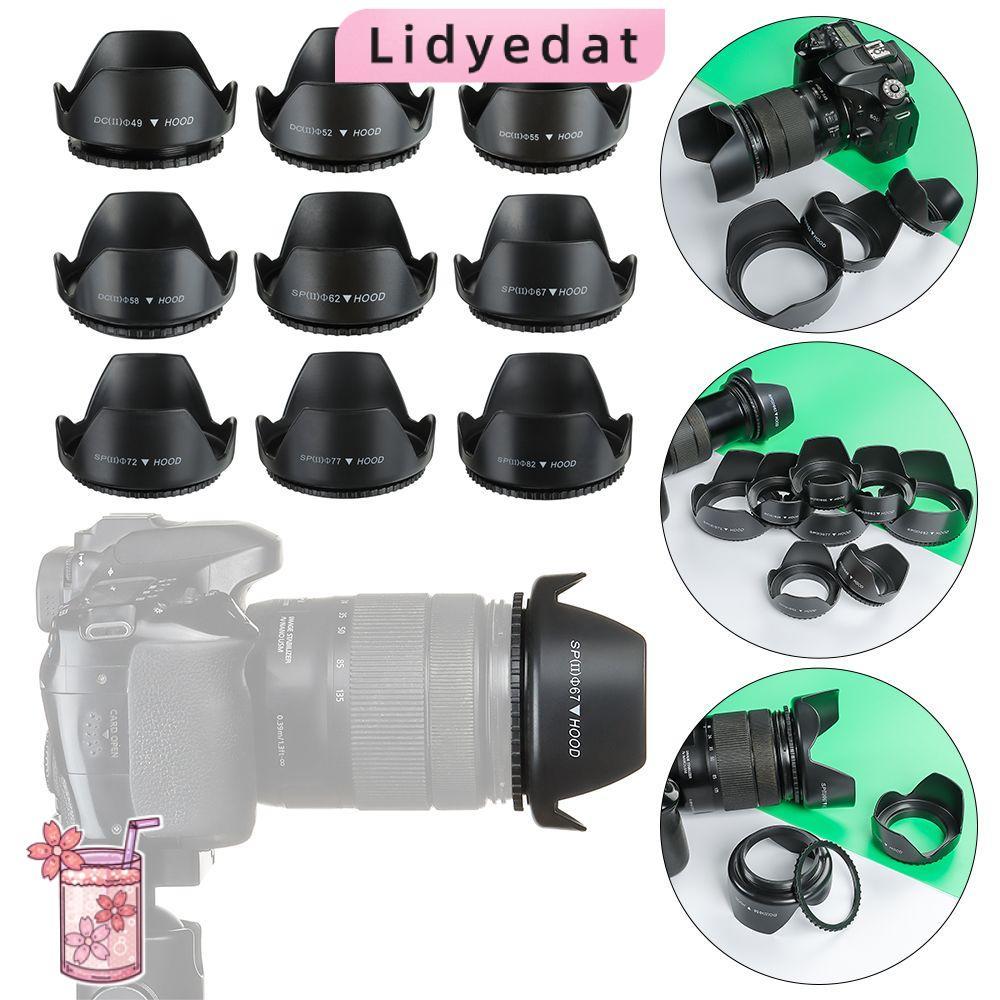 LIDYEDAT165 ฝาครอบป้องกันแสงสะท้อนอุปกรณ์เสริมสําหรับกล้อง Nikon Fuji Olympus กล้อง DSLR