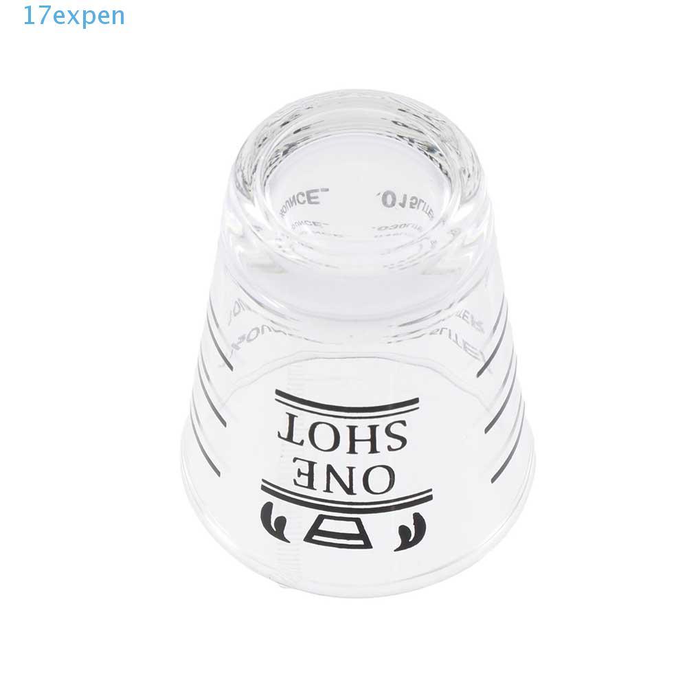 EXPEN Jigger 1.5oz/45ml อุปกรณ์เสริมบาร์ แก้วช็อตสําหรับงานหนักทนความร้อน