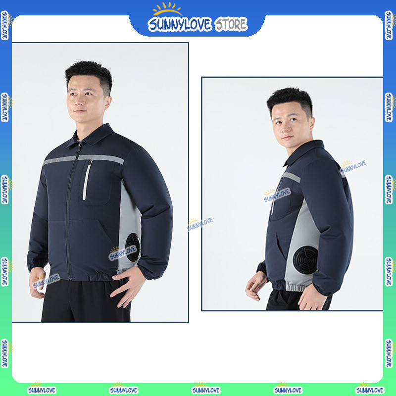 พัดลมครีมกันแดดเสื้อผ้าป้องกันความร้อนเว็บไซต์ระบายความร้อ รูปที่ 6