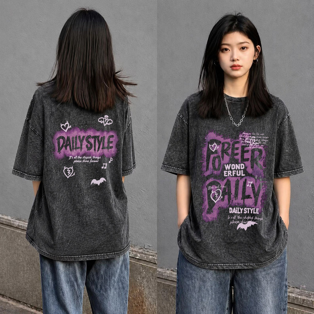 (COD) LUVORO T-Shirt ลาย เนื้อผ้านุ่มระบายอากาศดี รูปที่ 2