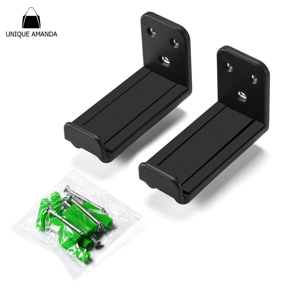 อีไลฟ์010☁ Sound Bar Mounting Bracket Universal Soundbar Speaker Wall Holder Holds Up 44lbs Sound Ba