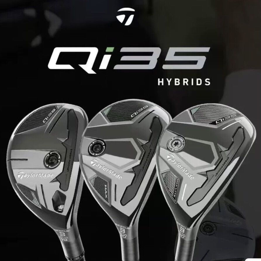 ใหม่ TaylorMade Qi35MAX ไฮบริด | ไม้กอล์ฟอเนกประสงค์ขาไก่ MOI สูง