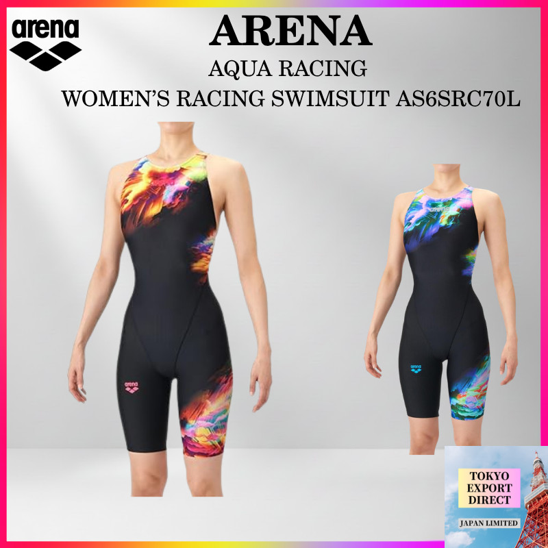 arena AS6SRC70L AQUA RACING ชุดว่ายน้ำผู้หญิง ชุดว่ายน้ำแข่งขัน กันน้ำสะท้อนน้ำ