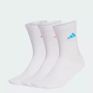 adidas ไลฟ์สไตล์ ถุงเท้ารองรับแรงกระแทกความยาวครึ่งแข้ง SPORTSWEAR (3 คู่) Unisex สีขาว KC9623