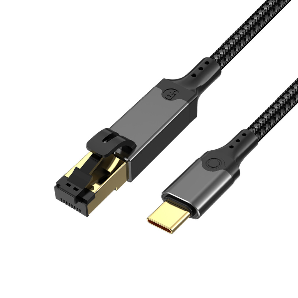 สายเคเบิลเครือข่าย Type C เป็น RJ45, การ์ดเครือข่าย USB3.0, สําหรับเชื่อมต่อคอมพิวเตอร์และโทรศัพท์มือถือไปยังเราเตอร์บรอดแบนด์, การ์ดเครือข่าย Gigabit ความเร็วสูง Gigabit