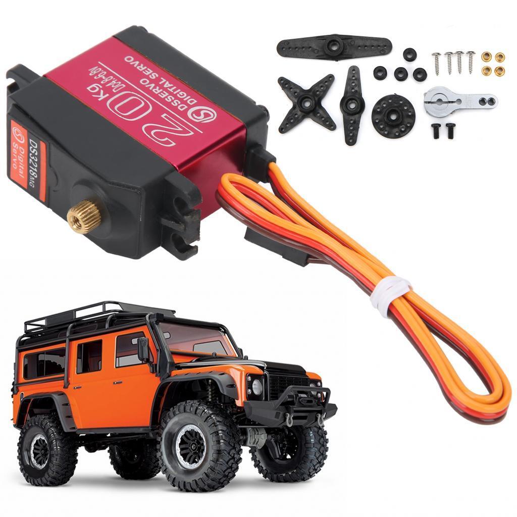 DS3218MG 20kg Digital Servo High Torsion กันน้ําสําหรับ 1/10 1/8 RC รถบรรทุกเรือเครื่องบินหุ่นยนต์