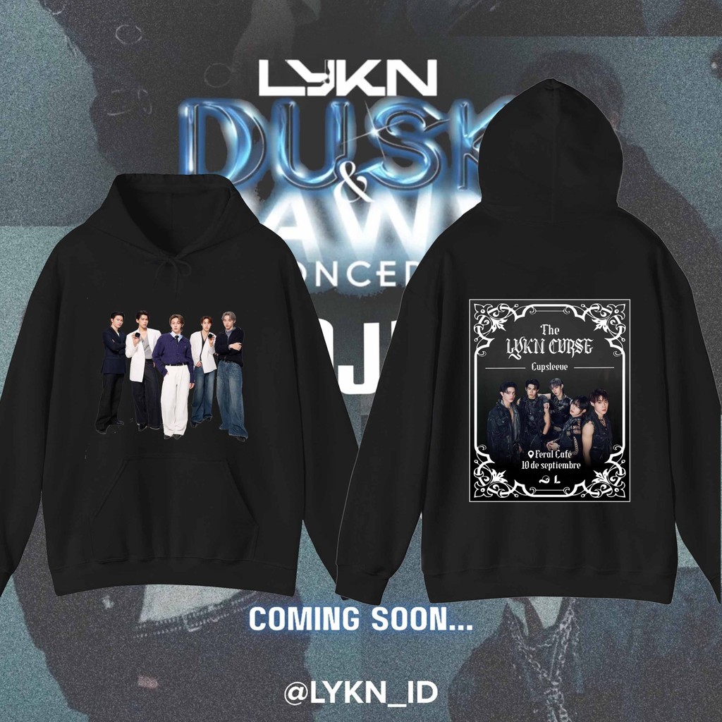 LYKN DUSK & DAWN CONCERT Hoodie | 2025 Tour Edition ฮู้ดดี้แฟนคลับคอนเสิร์ต LYKN