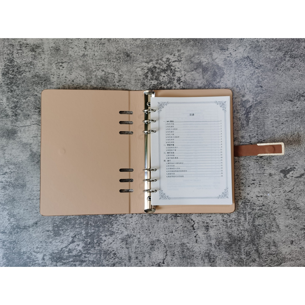 DND5e โฮสต์ Dragon และ Dungeon DM City Master เฉพาะวิ่งทีมโน้ตบุ๊คแบบพกพา Group Supplies A5 Living