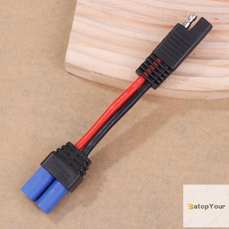 EatopYour SAE To EC5 ชายปลั๊กเชื่อมต่อ SAE สายไฟยานยนต์ SAE To EC5 หญิงสายไฟปลั๊ก DIY 12 AWG SAE สาย