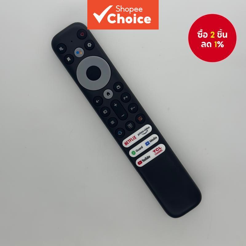ฟังก์ชั่นเสียง RC902V FMR4 Universal Remote สําหรับทีวี TCL Mini-LED QLED 4K UHD สมาร์ท Android TVs