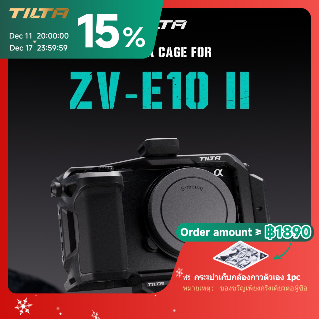 Tilta Sony ZV-E10 II กล้องเต็มรูปแบบสําหรับ Sony กล้องยิงขยายกรอบป้องกันอุปกรณ์เสริม DSLR Rig Sony Z