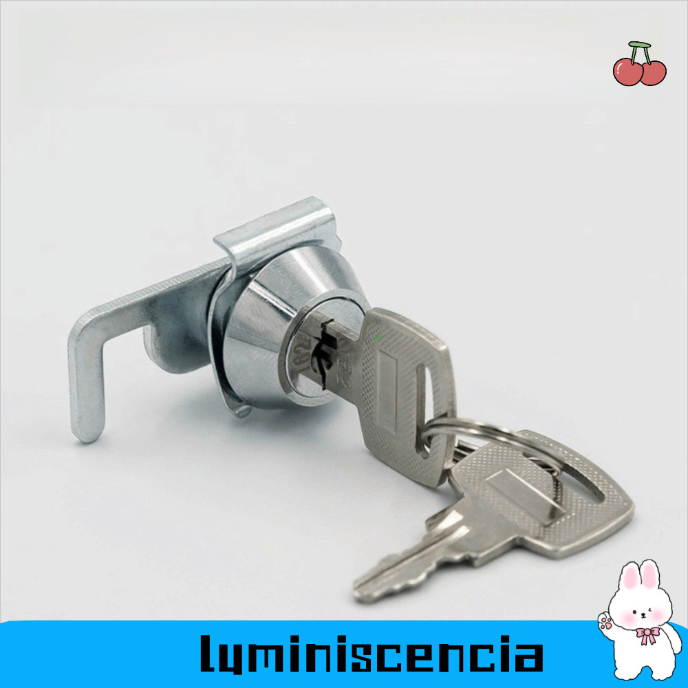 LUMINSCENCIA Mini Cam Lock พร้อม Quick Clip, Rust-Resistant Silver Cash Box Lock, Lock กระบอกล็อคตู้