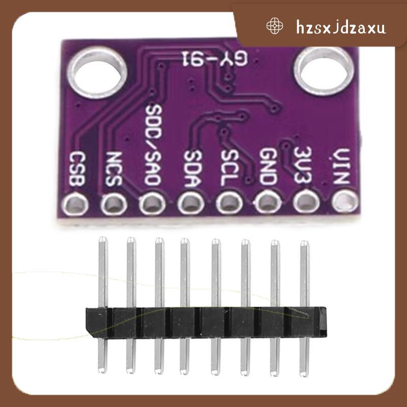 hzsxjdzaxu2pcs MPU-9250 MPU9250 BMP280 SPI IIC Acceleration Gyroscope 9- เซนเซอร์โมดูลบอร์ด