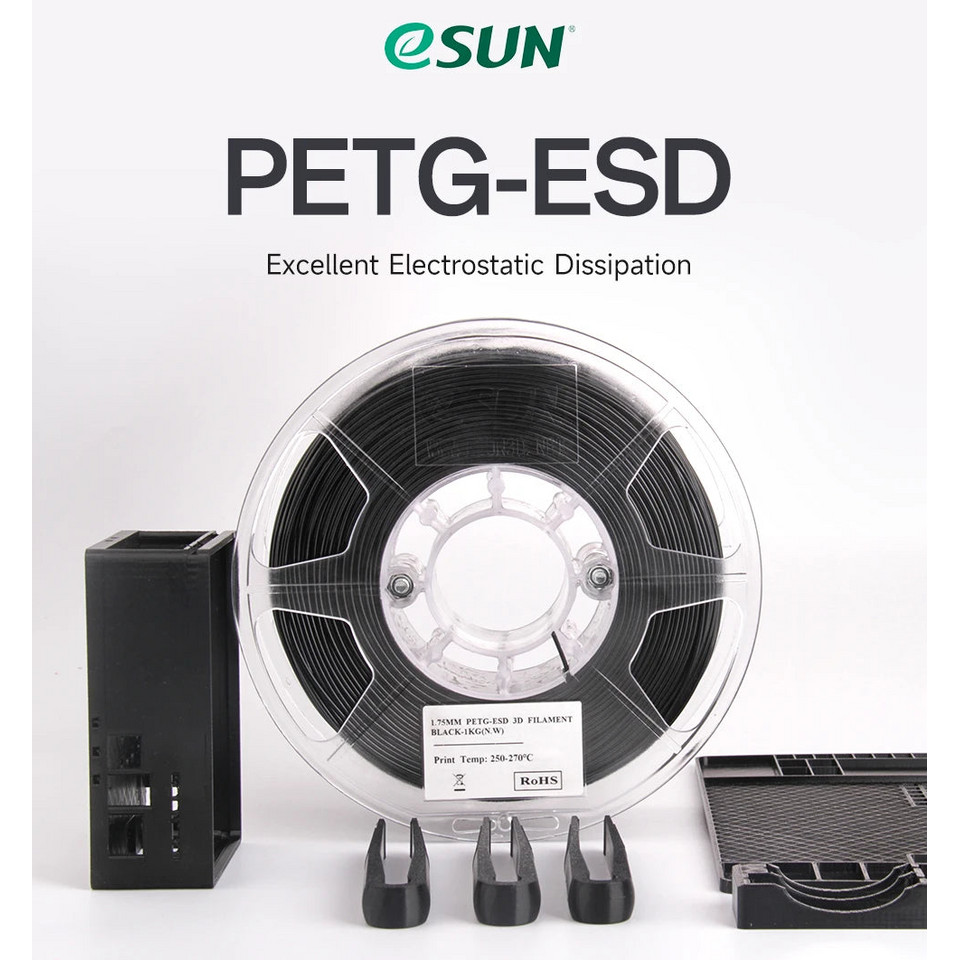 PETG ESD eSUN Filament 1.75 mm, 1 KG สำหรับ 3D Printer