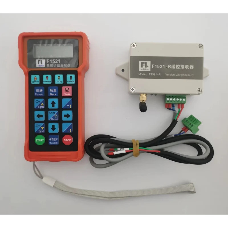 Xueqing F1510 F1521 F1510 รีโมทสําหรับตัวควบคุมตัดพลาสม่า F2100b f2300b พร้อมสาย