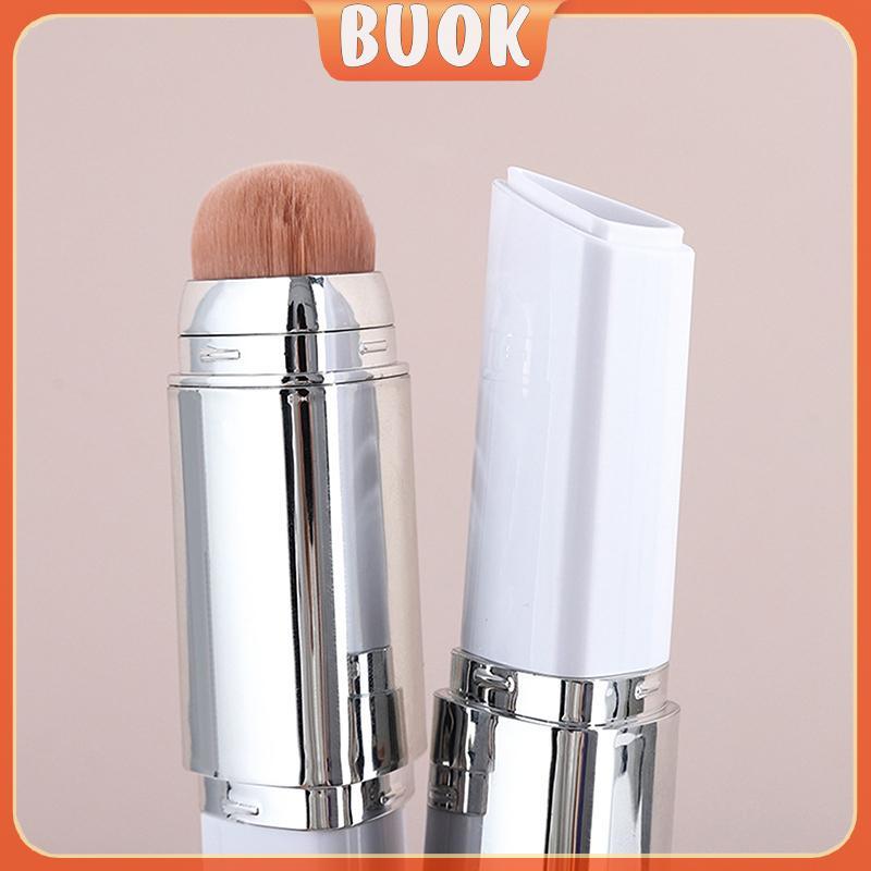 BUOK 2IN1 Foundation Stick Empty Ointment Tube Brightens คอนซีลเลอร์ Stick ทําซ้ําบรรจุคอนเทนเนอร์เค