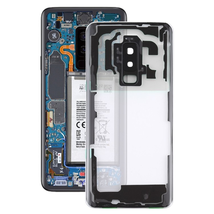 ขายตรงจากโรงงานสําหรับ Samsung Galaxy S9 + / G965F G965F/DS G965U G965W G9650 ฝาหลังแบตเตอรี่โปร่งใส