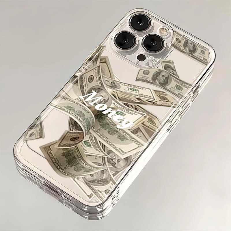 Mantian Dollars เหมาะสําหรับ iPhone16promax เคสโทรศัพท์ Apple 15 Huawei mate60 Xiaomi 13pro ใหม่ Pur