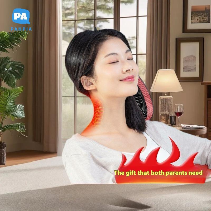 [NBI] เครื่องนวดคอและไหล่อเนกประสงค์ในครัวเรือนเครื่องมือนวดคอและหลังพร้อมการนวด Hotpress ปรับได้หลา