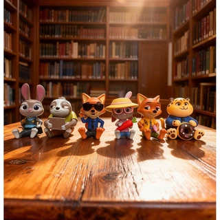 💥 จัดส่งจากประเทศไทย 💥6 ชิ้น Zootopia 2 คอสเพลย์ Judy Hopps Nick Wilde อะนิเมะรูป COD สต็อกรูปตุ๊กตาของเล่นสําหรับของขวัญเด็กคอลเลกชันเครื่องประดับรถตกแต่งเค้กตกแต่ง