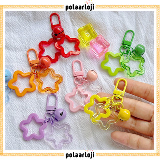 PA GANTUNGAN KUNCI STARS WITH BELL KEYCHAIN AKSESORIS KEYRING BAG SS315