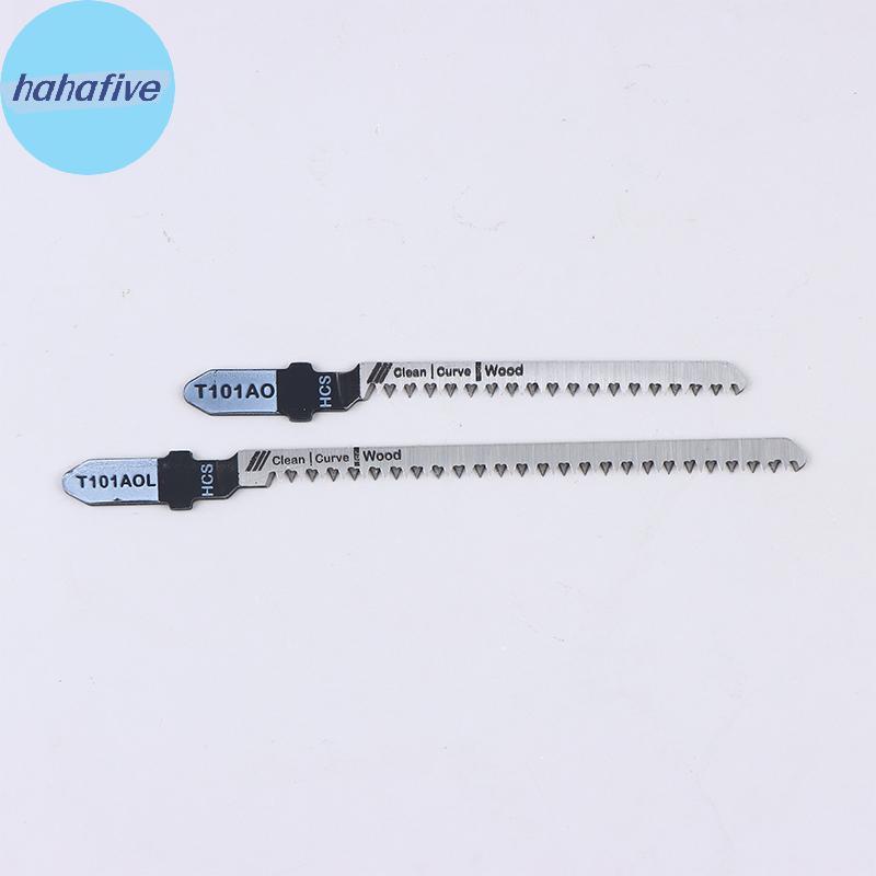 HAHA 5 ชิ้น T101AOL T101AO ใบเลื่อยจิ๊กชุด 20 Tpi, T-Shak, สําหรับการตัดที่แม่นยําและทําความสะอาดขอบ