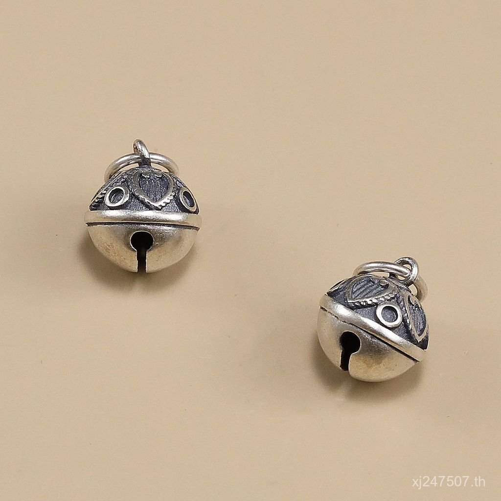 อุปกรณ์เครื่องประดับเงินสเตอร์ลิง ส925 แบบ DIY สร้อยคอ สร้อยข้อมือ เชือกถัก แหวน และจี้ระฆังโคลเวอร์
