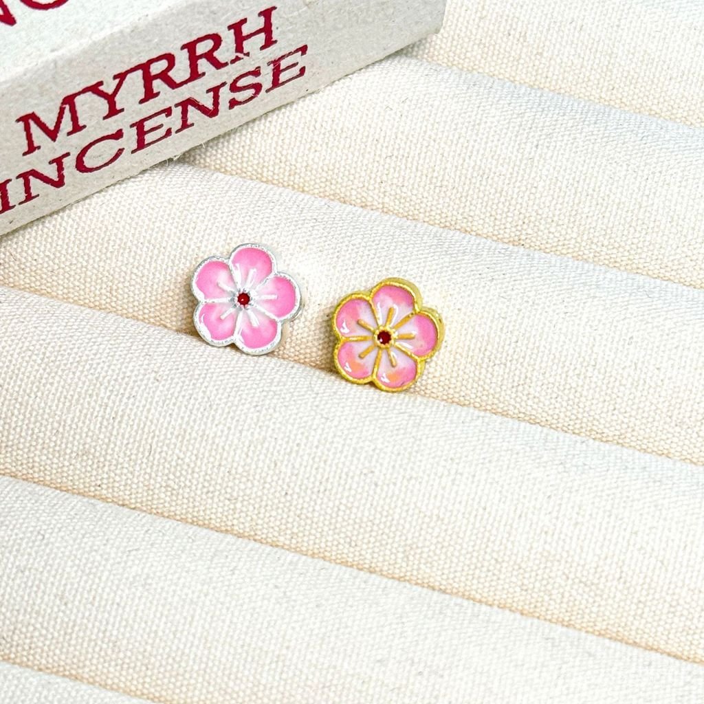 สร้อยข้อมือและสร้อยคอลูกปัดเงินแท้ งานแฮนด์เมดแบบโบราณ ลายดอกไม้ พร้อมอีพ็อกซี่ 5 AMC