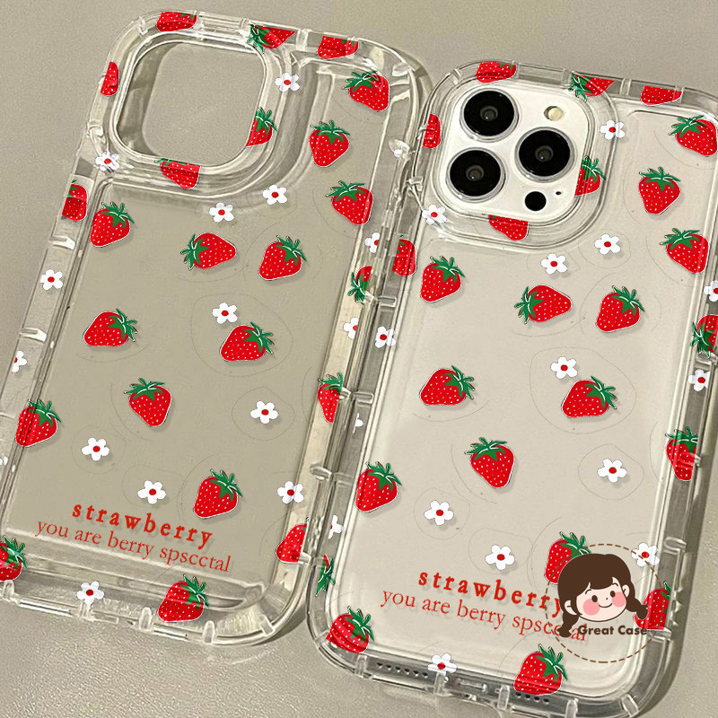 สตรอเบอร์รี่เคสโทรศัพท์สําหรับVivo S30 Pro Mini V40 V30 V29 Lite V27 V27E V25 V23 V23E V20 V9 S1 5G 