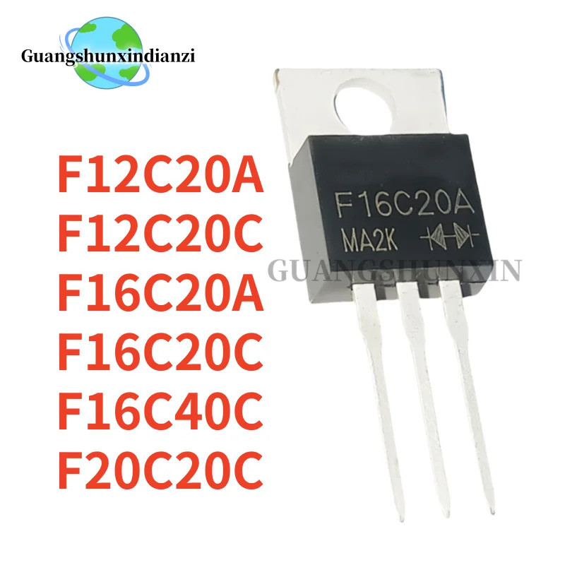5PCS F12C20A F16C20C F12C20C F16C40C F20C20C F16C20A TO-220 Field Effect ทรานซิสเตอร์