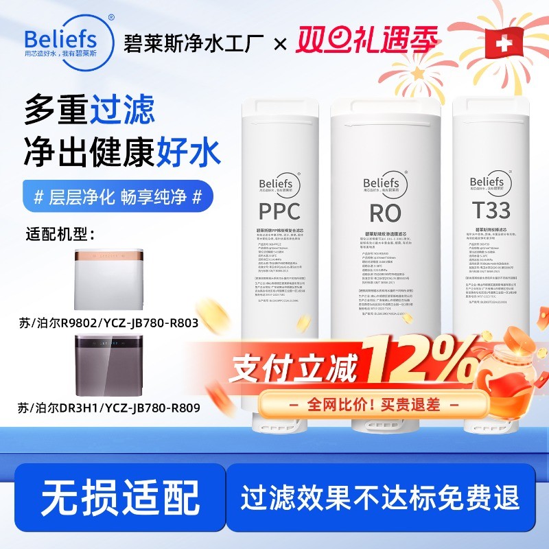 หัวกรองน้ำสำหรับเครื่องกรองน้ำ Supor Biles รุ่น DR3H1, YCZ-JB780-R803, R809, R980