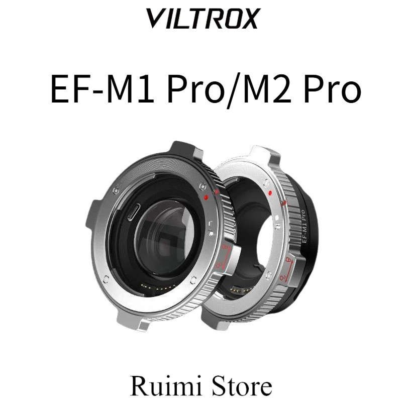 Viltrox EF-M1 Pro EF-M2 Pro เลนส์อะแดปเตอร์ Auto-Focus เลนส์ Converter ทํางานร่วมกับ Canon EF/EF-S เ
