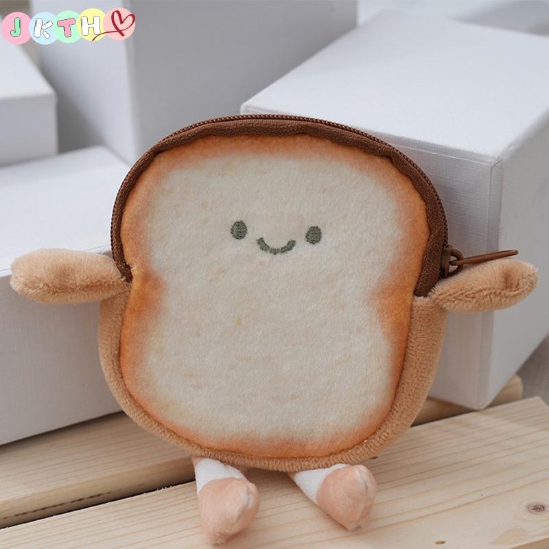 JKK Wallet การ์ตูนอนิเมะ-toast และขนมปัง ออกแบบเป็นชีส กระเป๋าเงินสำหรับสาวๆ แบบคล้องคอ